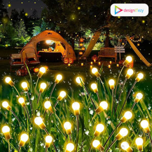 Lightining Bug High quality solar lights outdoor garden light with 6 or 8 or 10 warm LED